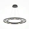 Suspension moderne chandelier – 9 disques noirs OCALA