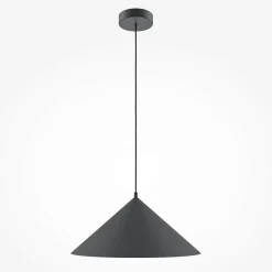 Suspension moderne de cuisine - cône gris mat FLORA