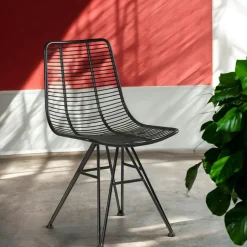 Suspension noire filaire design ERZIN