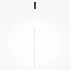 Suspension noire LED – 1 barre verticale design SALEM
