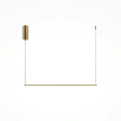 Suspension noire LED – 1 barre verticale design SALEM