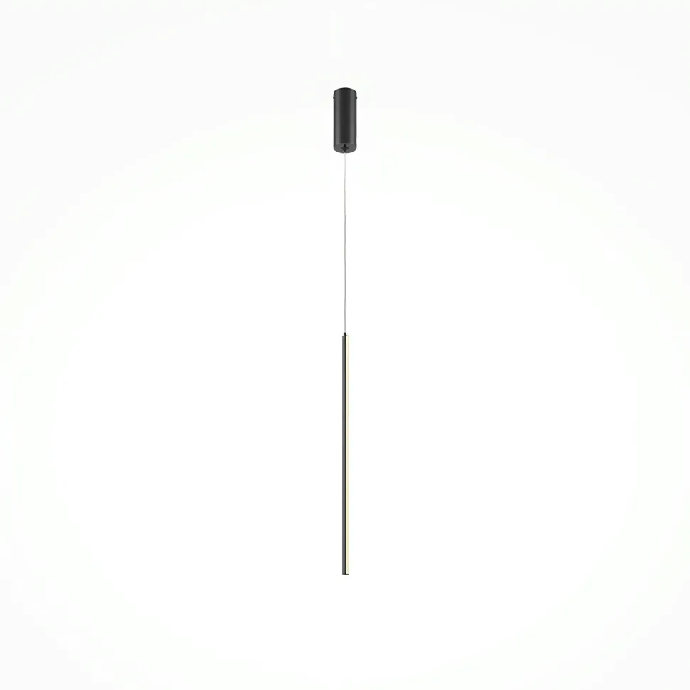 Suspension salon – anneau et barre horizontale dorée SALEM
