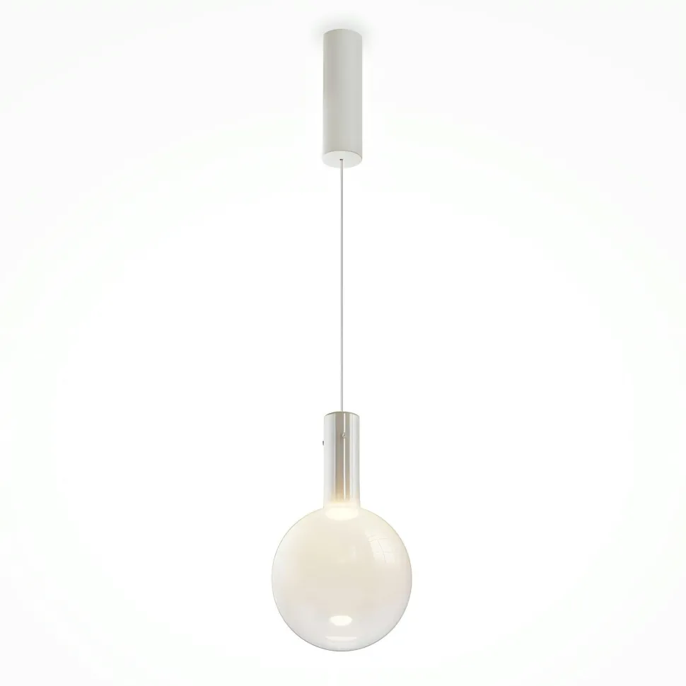 Suspension verre soufflé LED – globe noir fumé DELTONA