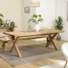 Table à manger 220 cm en bois recyclé DENVER