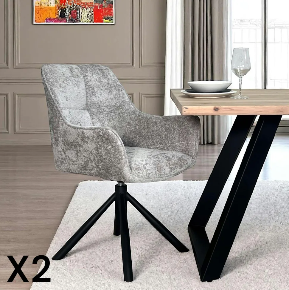 Table à manger bois et marqueterie 180 cm SYRACUSE