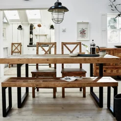 Table à manger bois recyclé 180 BRISBANE