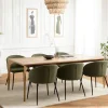 Table à manger contemporaine teck 220 cm PANAMA