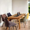 Table à manger design en bois de chêne finition miel 180 cm ESSEN