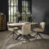 Table à manger en bois massif d'acacia avec bords arrondis 180 cm MELBOURNE