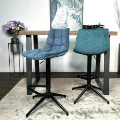 Table à manger en céramique noire mate forme ronde 140 cm BERGAME