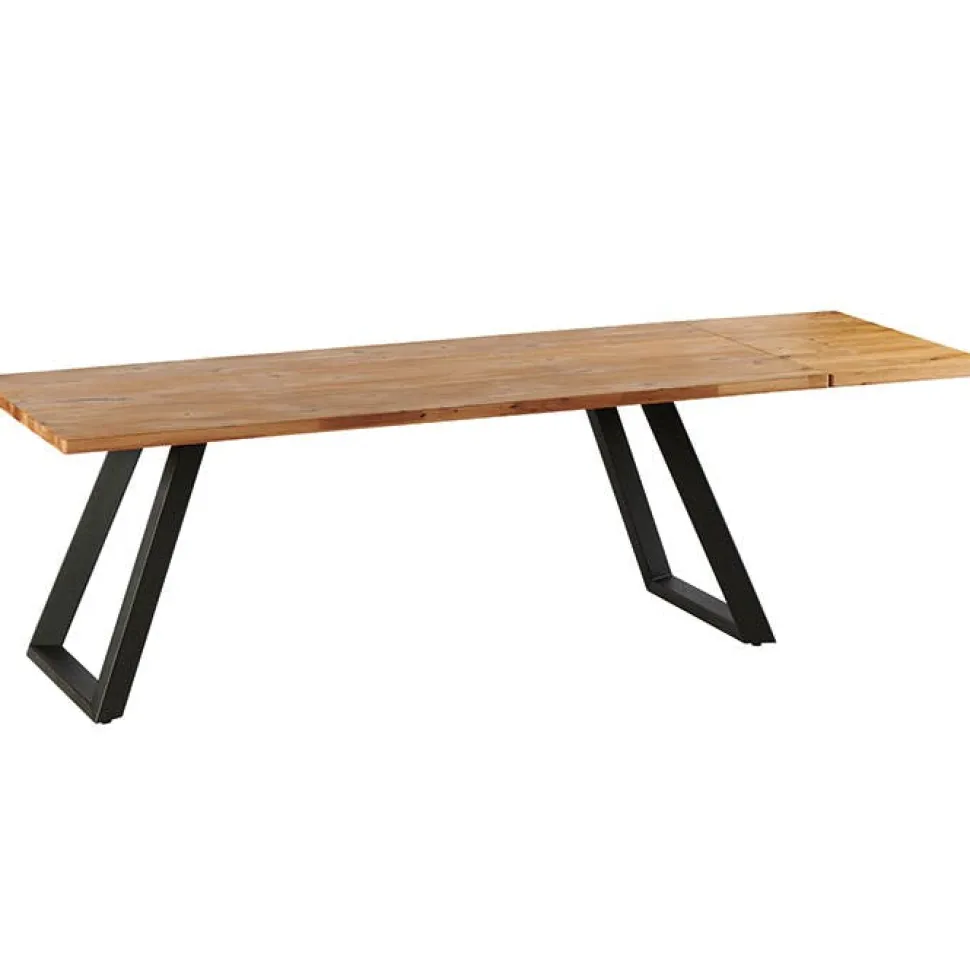 Table à manger extensible bois blanchi 200 cm COSTENTA