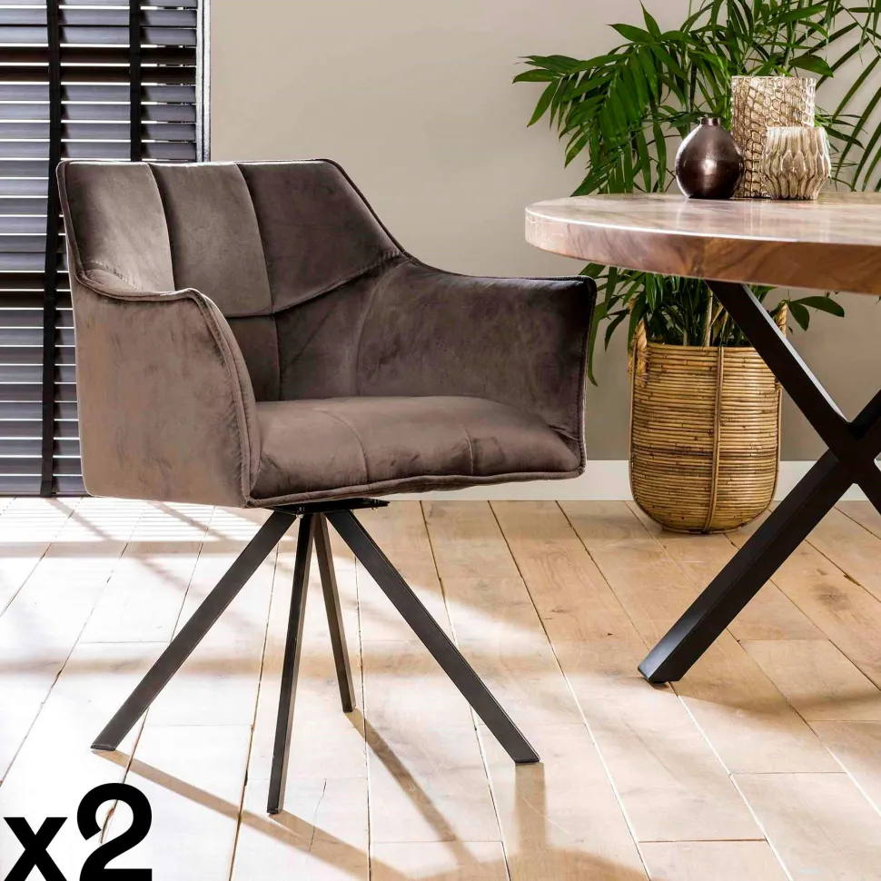 Table à manger extensible à bords ronds en bois d'acacia 175-275 cm MELBOURNE