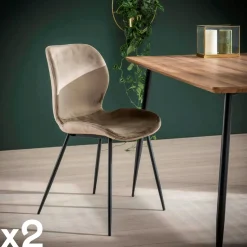 Table à manger extensible à bords ronds en bois d'acacia 175-275 cm MELBOURNE