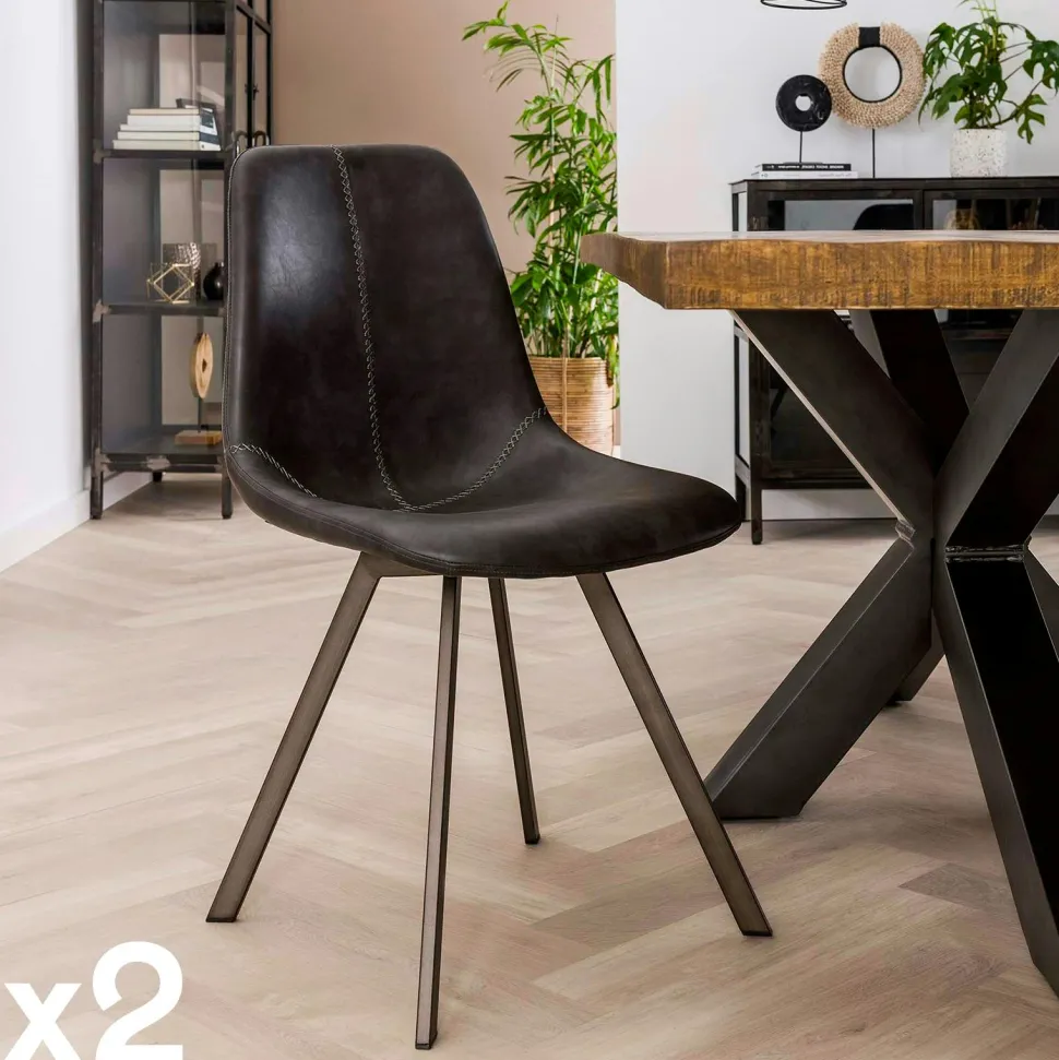 Table à manger extensible à bords ronds en bois d'acacia 175-275 cm MELBOURNE