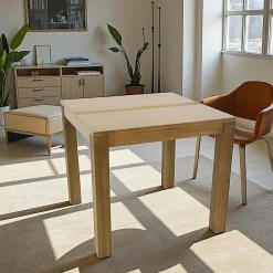 Table à manger hévéa 85x85cm GALA