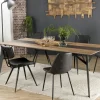 Table à manger industrielle teck recyclé 220x100 PANAMA