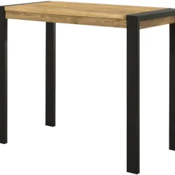 Table à manger ronde bois massif 110-150 LOUNDGE (avec 1 allonge)