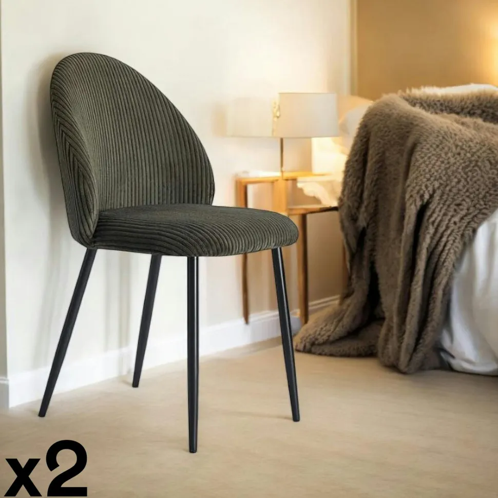 Table à manger ronde effet bois de noyer Ø120 cm MARFA
