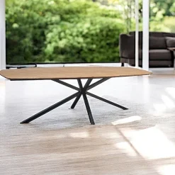 Table à manger ronde en bois de teck recyclé Ø 130 cm DEPOK