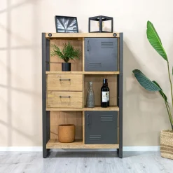 Table à rallonge en bois de chêne clair avec bordures naturelles 240 cm SAVONE