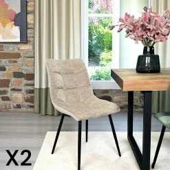 Table basse 1 tiroir chêne blanc décor graphique ESSEN