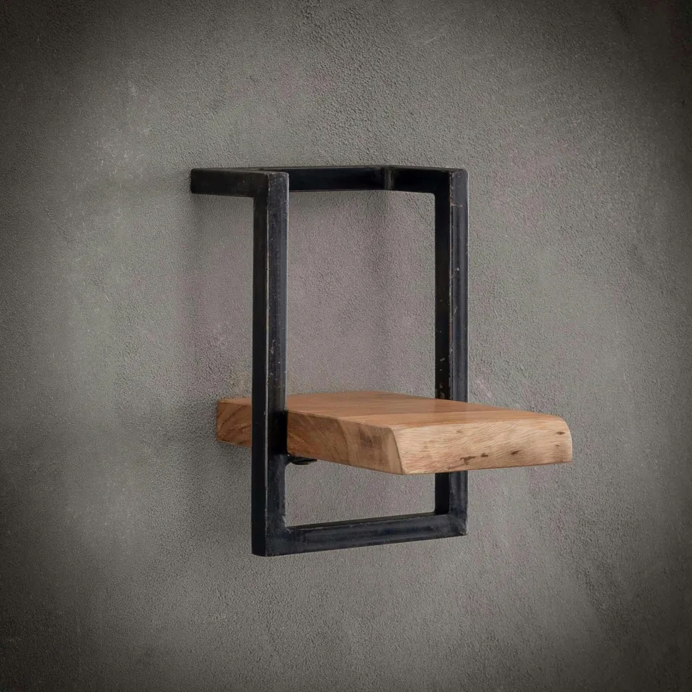 Table basse avec rangement en bois recyclé AUCKLAND