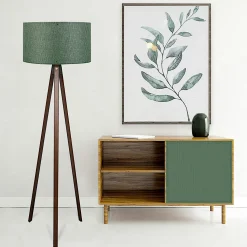 Table basse double plateau en bois de pin recyclé et verre DENVER