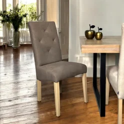 Table basse en bois clair 2 tiroirs PUERTO