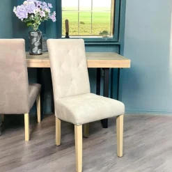 Table basse en bois clair 2 tiroirs PUERTO