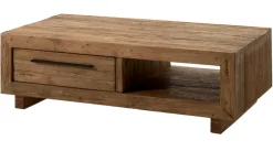 Table basse en teck recyclé naturel KERALA