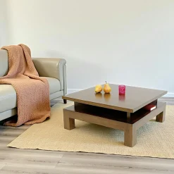 Table basse hévéa 80CM HELENA