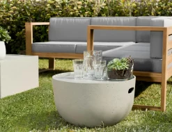 Table basse jardin avec rangement HERCULE