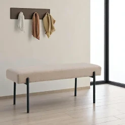 Table basse organique en bois d'acacia avec pied en bois sculpté (lot de 2) MELBOURNE