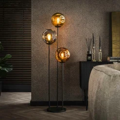 Table basse pivotante en céramique anthracite LOMBARDIE