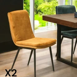 Table basse pivotante en céramique effet bois LOMBARDIE