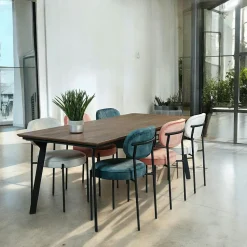Table basse ronde bois de teck recyclé XL SWING