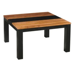 Table carrée en bois 140 cm PORTREE