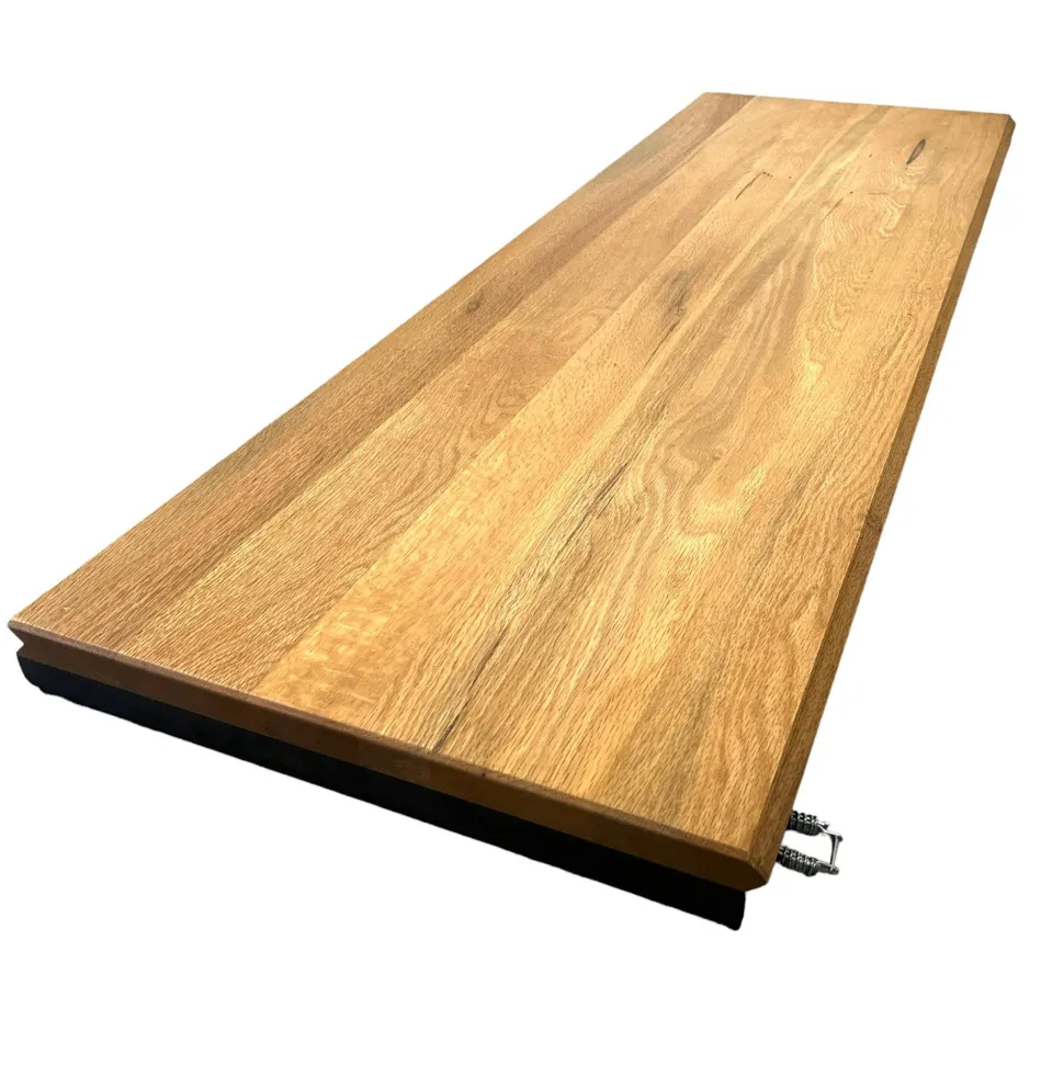 Table carrée extensible en chêne huilé 120 cm PALERME