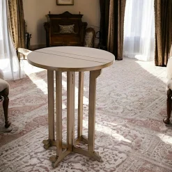 Table d'appoint / Table de repas pliable Hévéa D60x75cm TRADITION