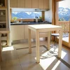 Table de Bar carrée Hévéa 85x85x105cm HELENA