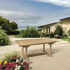 Table de jardin en Teck rectangle extensible 180/240cm SUMMER
