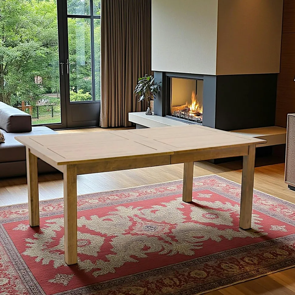 Table de repas Hévéa extensible 180/240/300x100x76cm TRADITION