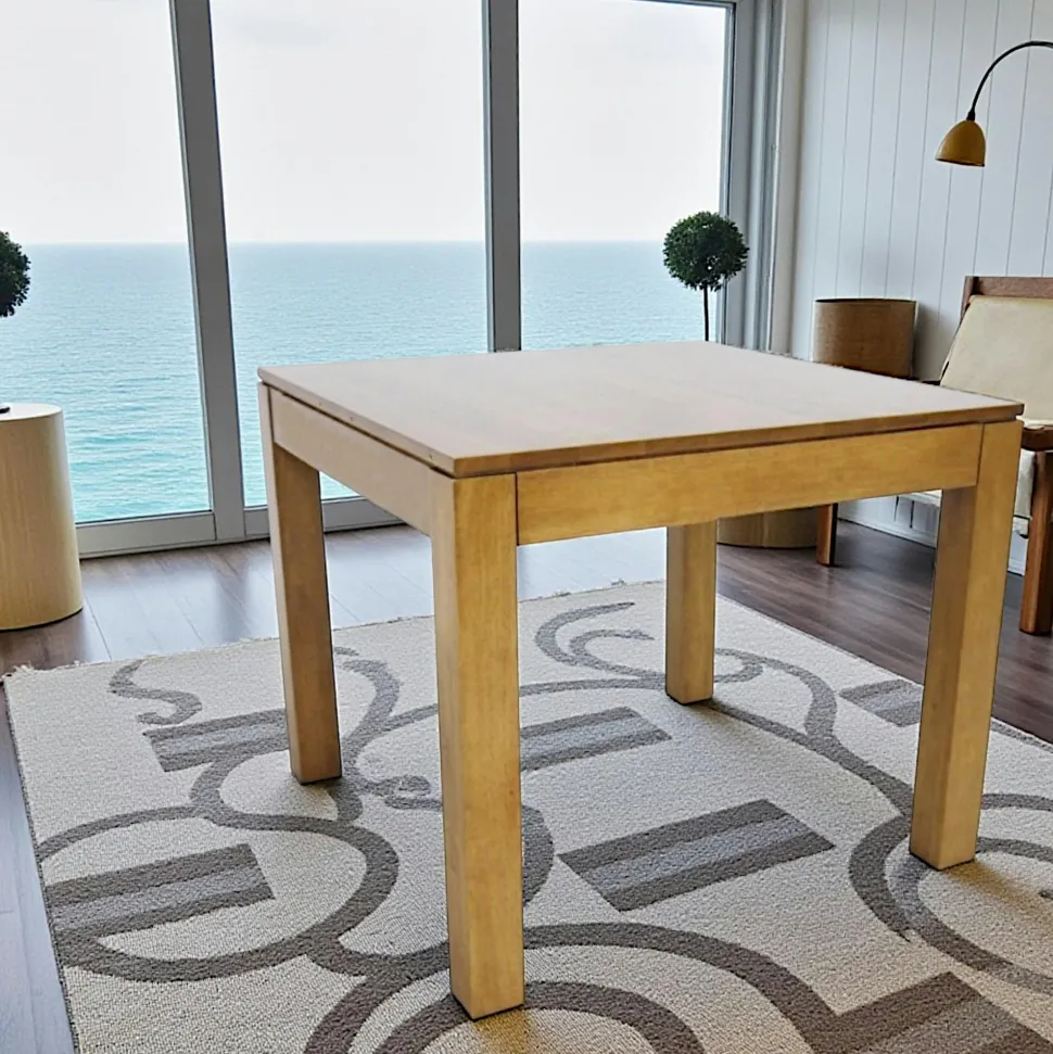 Table de repas Hévéa 80x80x74cm GALA