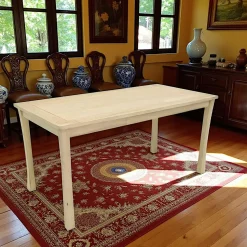 Table de repas Hévéa 150x75x73cm MAORI