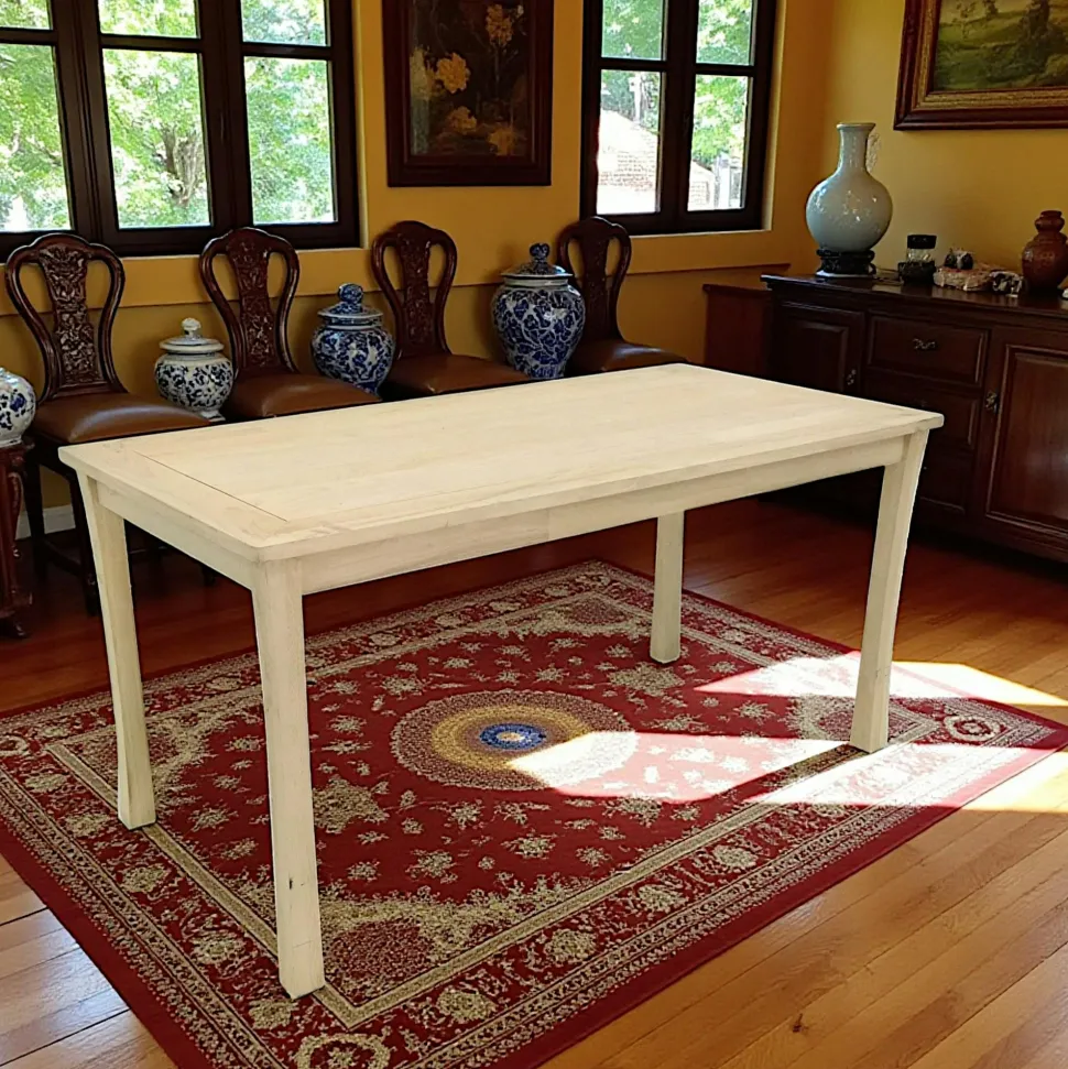 Table de repas Hévéa 150x75x73cm MAORI