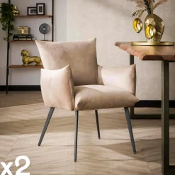 Table de repas moderne noire pieds chêne massif 220 cm PANAMA