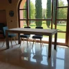 Table de repas rectangle Hévéa 180x90x76cm HELENA