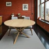 Table de Repas ronde Hévéa avec pieds en croix D120xH76cm BALTIC