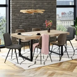 Table de salle à manger en bois recyclé 180 cm AUCKLAND