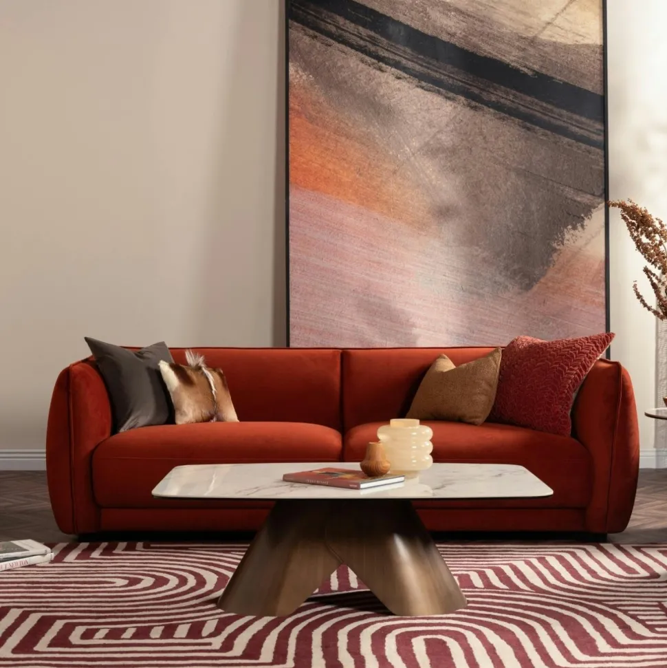 Table en céramique blanche 180-240 cm SEMPIONE